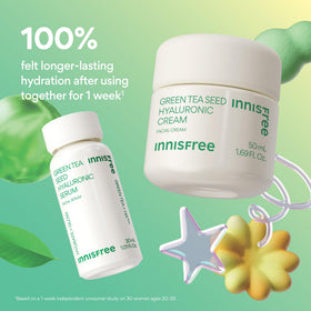 Crème Hyaluronic Green Tea Seed 20 ml avec finition soyeuse