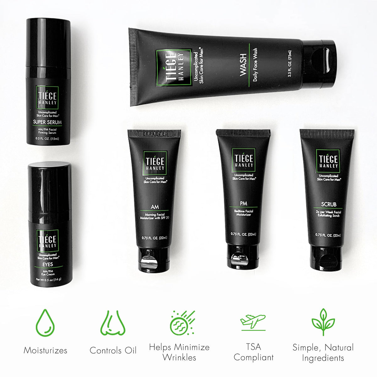 Crème Hydratante AM Tiege Hanley avec SPF 20 0,75 oz