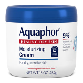 Crème Hydratante Aquaphor 16 oz vue de face avec couvercle