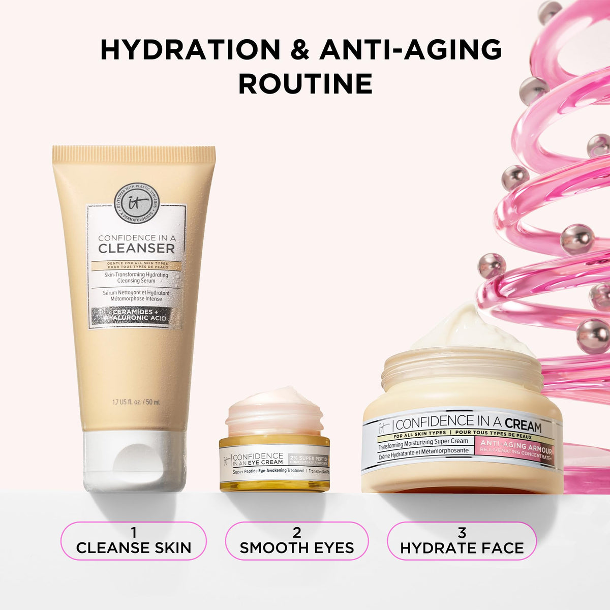 Crème Hydratante Confidence en format 60 ml de IT Cosmetics