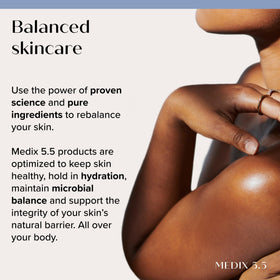 Crème hydratante Medix 5.5 en lifestyle sur une table de maquillage