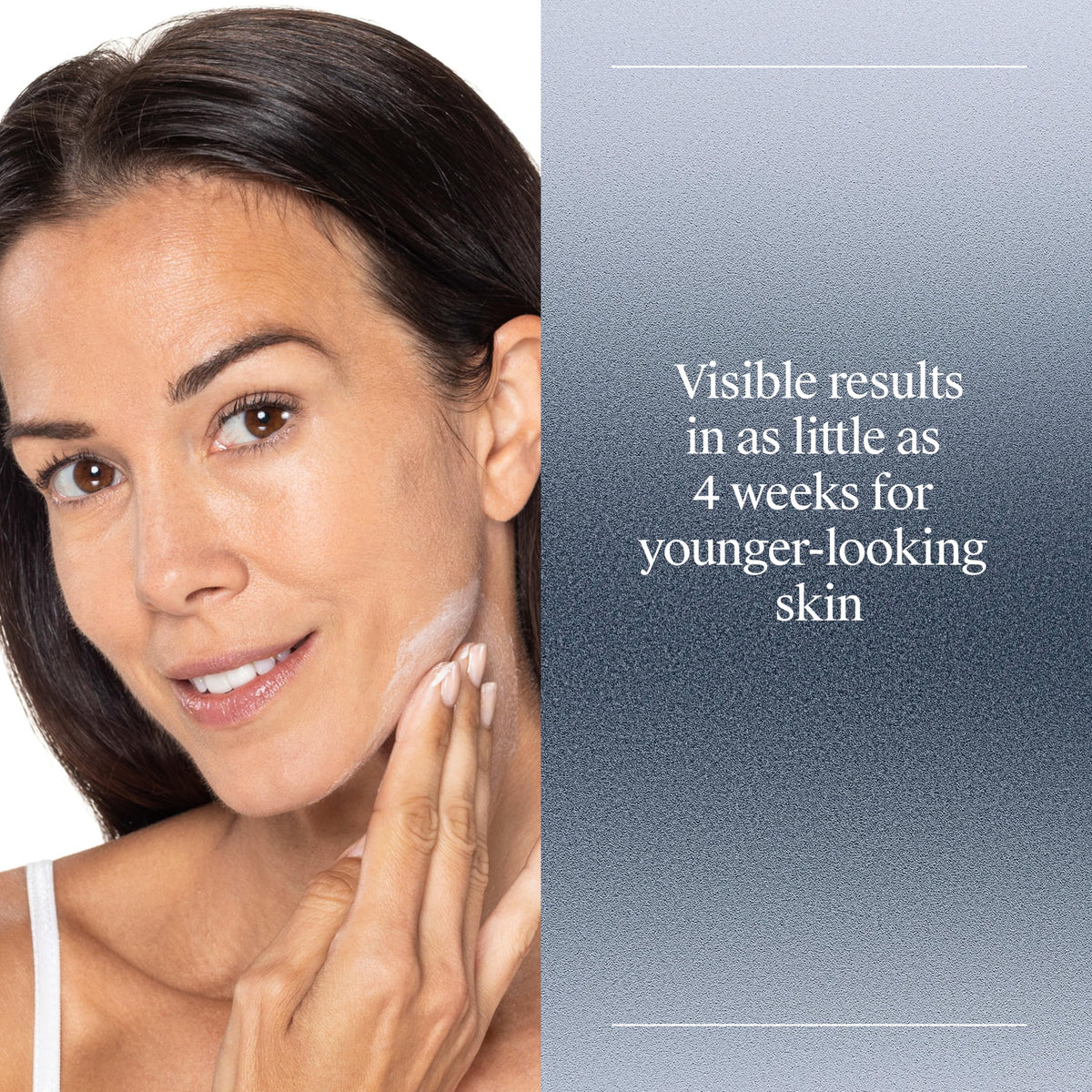 Crème hydratante Neutrogena Triple Age 150g application sur la peau