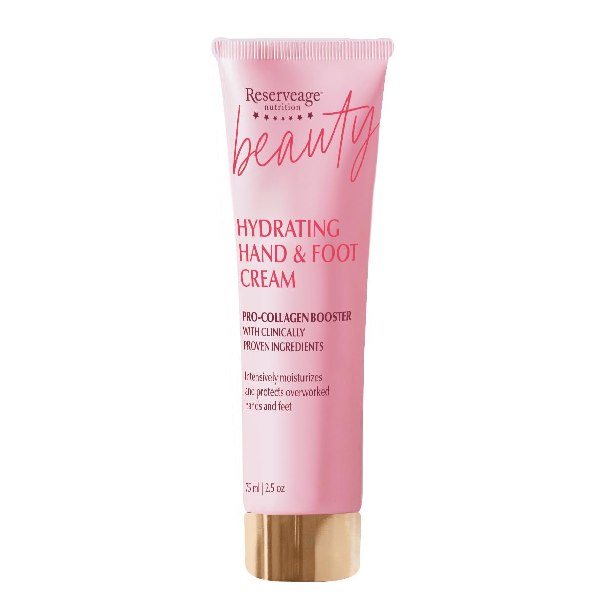 Crème hydratante pour mains et pieds Reserveage Nutrition vue avant