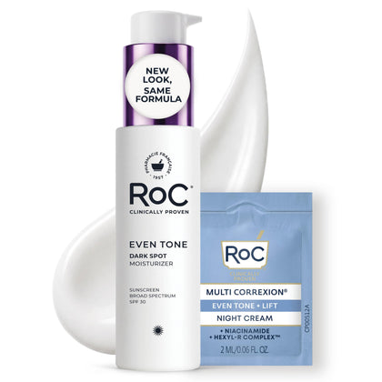 Crème Hydratante RoC SPF 30 5 en 1 vue avant avec packaging