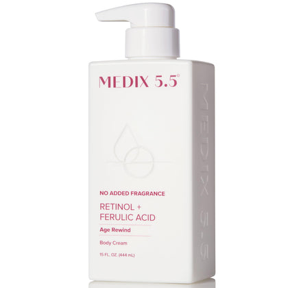 Crème hydratante visage et corps Medix 5.5 sans parfum, vue de face
