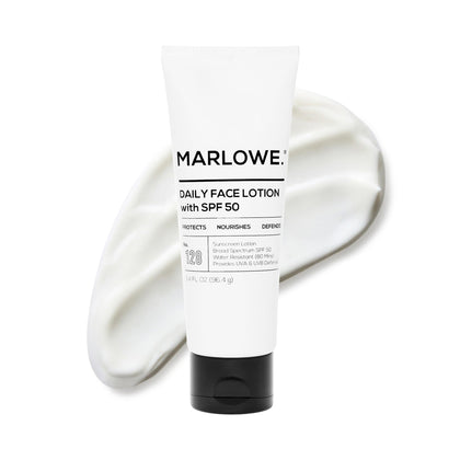 Crème hydratante visage MARLOWE. SPF 50, vue de face