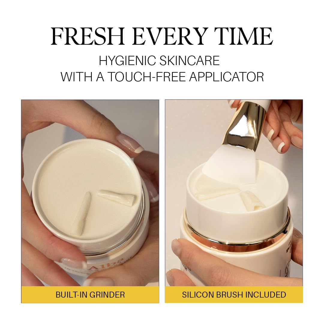 Crème Intensive Volufiline d'alba Piedmont sur une coiffeuse