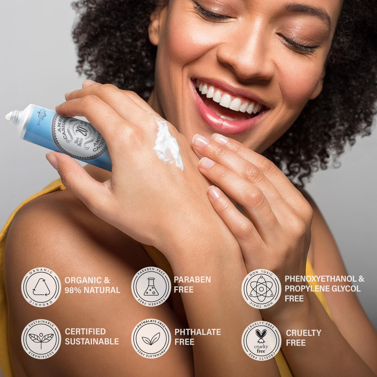 Crème La Chatelaine au parfum de litchi et myrtille