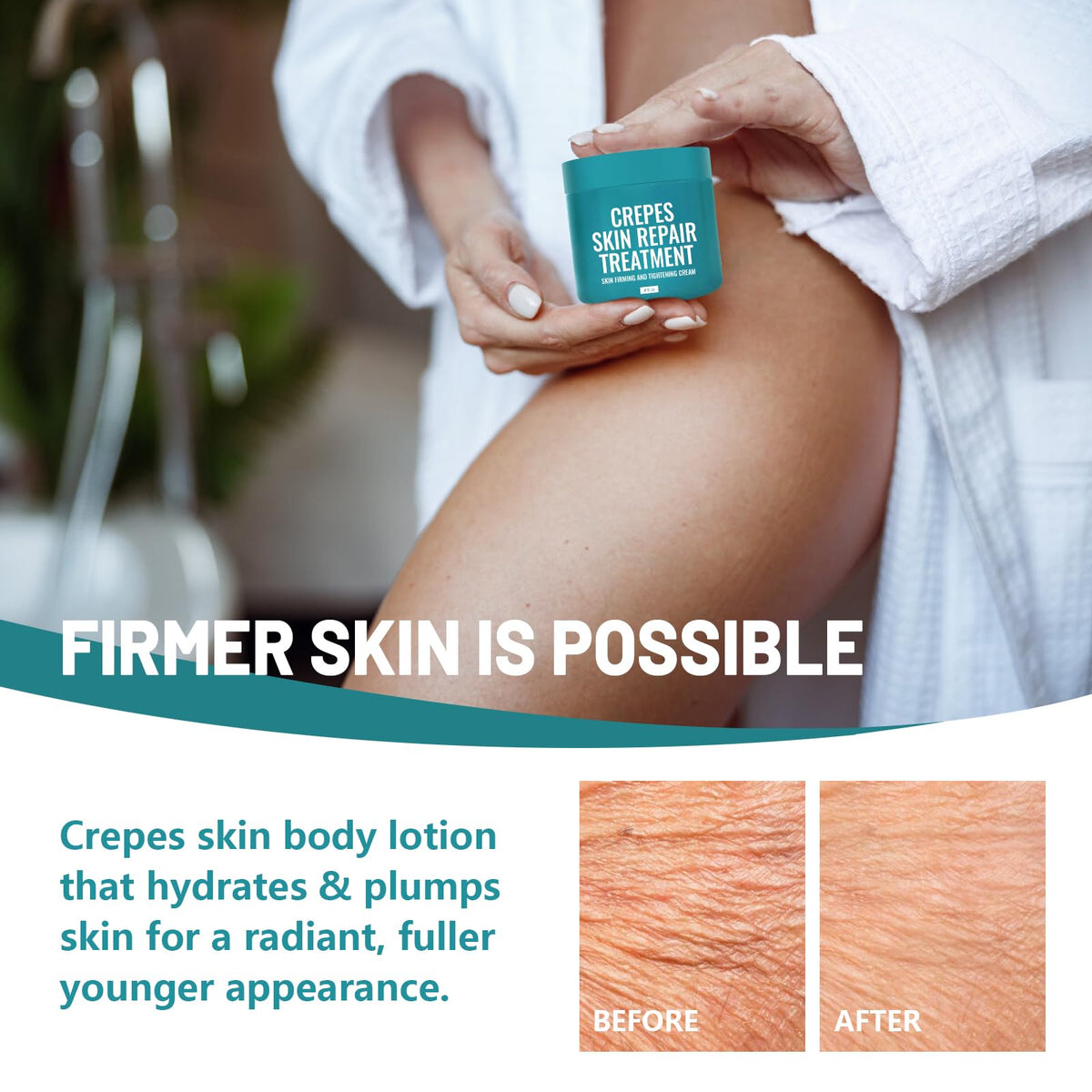 Crème LBXX NEW pour peau crépue, texture étalée sur la main