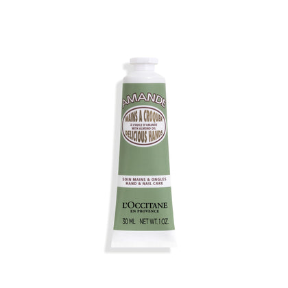 Crème Mains Délicieuse Amande L'OCCITANE 30g vue de face