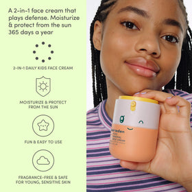 Crème minérale visage Evereden avec son couvercle ouvert