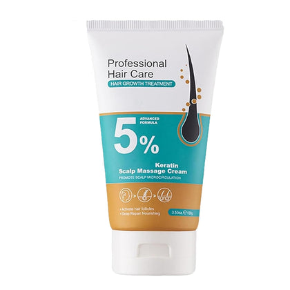 Crème MQN 5% Minoxidil en pot, vue de face