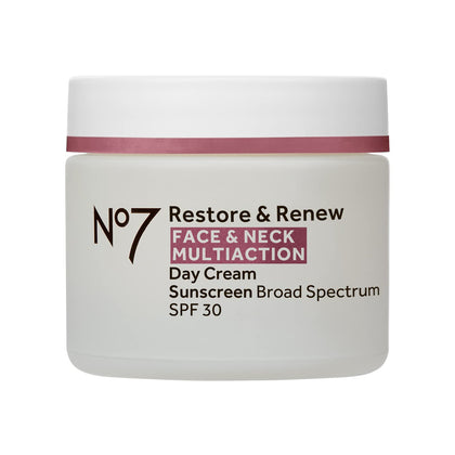 Crème No7 visage et cou Multi Action SPF 30 vue avant