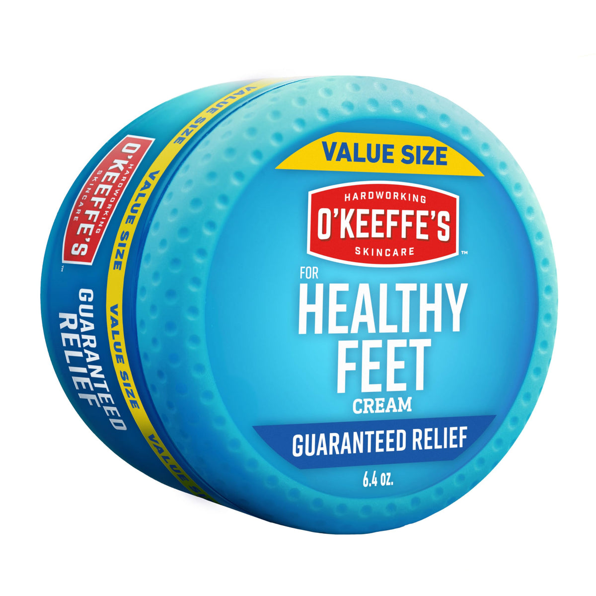 Crème O'Keeffe's pour les pieds sains 6,4 oz vue avant