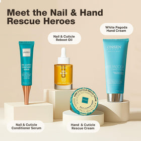 Crème ONSEN pour ongles et cuticules, mise en situation.