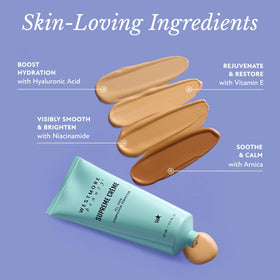 Crème Parfaite de Westmore Beauty en application sur le visage