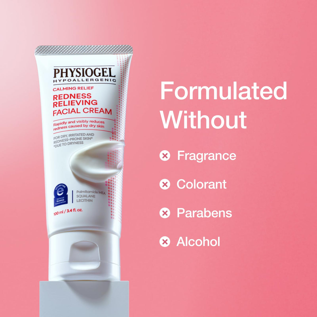 Crème PHYSIOGEL sur un fond naturel