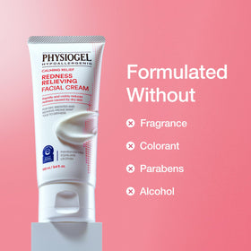 Crème PHYSIOGEL sur un fond naturel