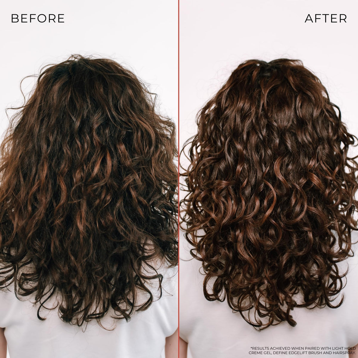 Crème pour boucles Bounce Curl avec des ingrédients naturels en arrière-plan