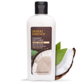 Crème pour cheveux bouclés Desert Essence 200g vue de face