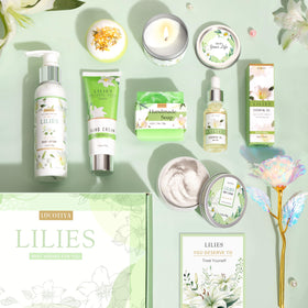 Crème pour les mains du coffret de soins au lys LUCOTIYA