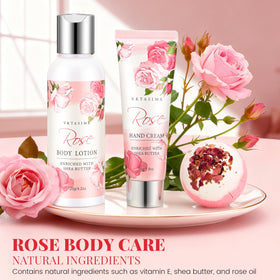 Crème pour les mains et lotion pour le corps du coffret