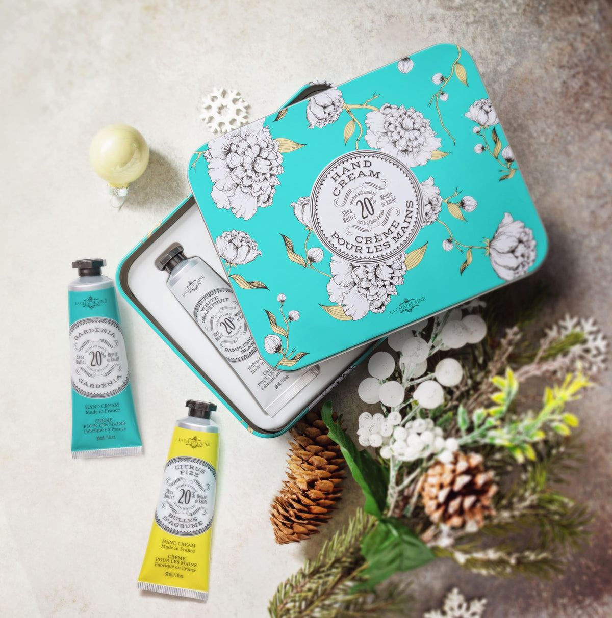 Crème pour les Mains La Chatelaine parfum Pamplemousse Blanc