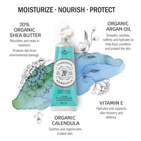 Crème pour les Mains La Chatelaine, tube avec texture crémeuse