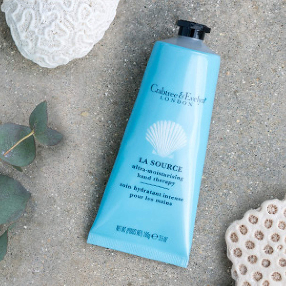 Crème pour les mains La Source Crabtree & Evelyn vue de côté