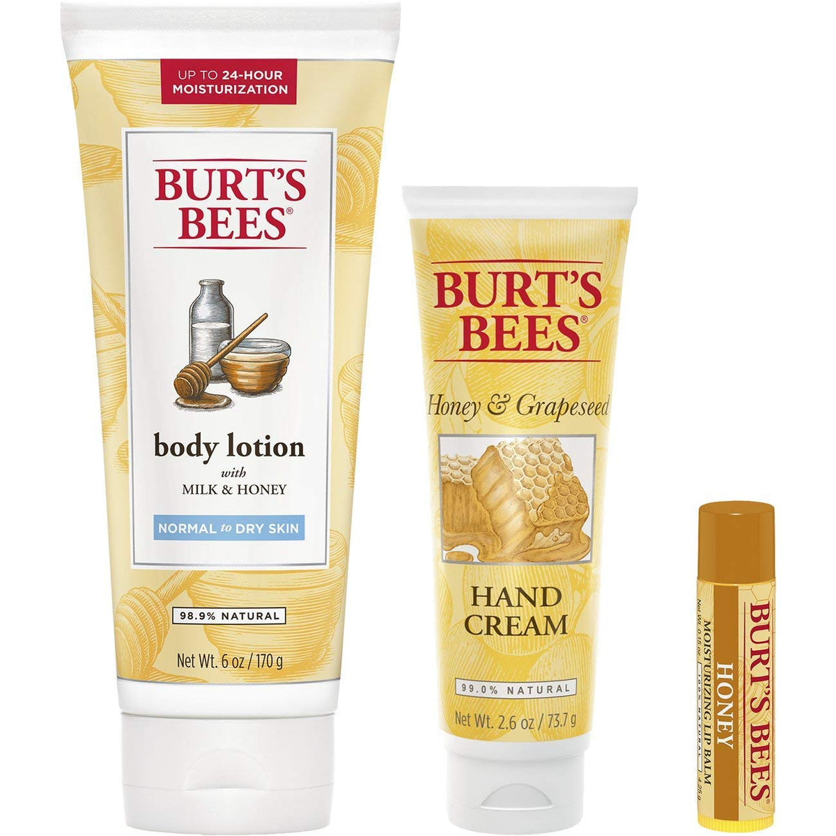 Crème pour les mains Miel et Huile de Pépin de Raisin Burt's Bees