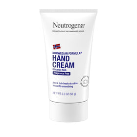 Crème pour les mains Neutrogena Formule Norvégienne 82g sans parfum, tube vu de face