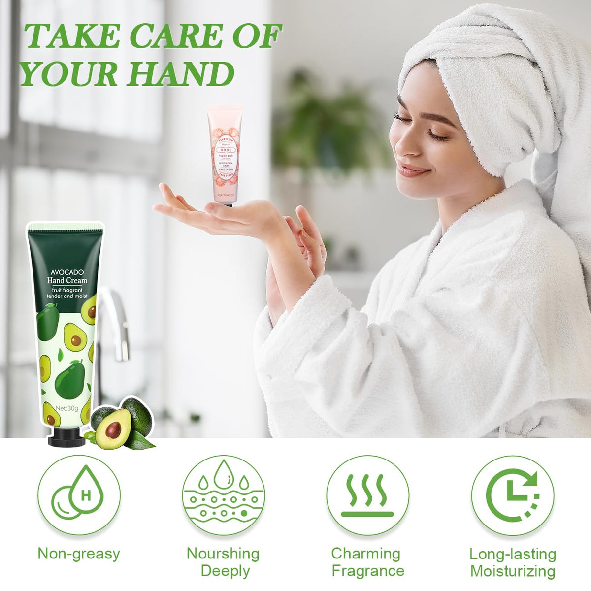 Crème pour les mains SUPERSUN parfum Myrtille