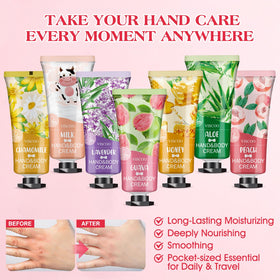 Crème pour les mains VISCOO parfum camomille, tube ouvert