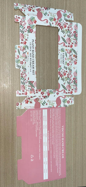 Crème pour les mains VISCOO parfum miel, tube ouvert