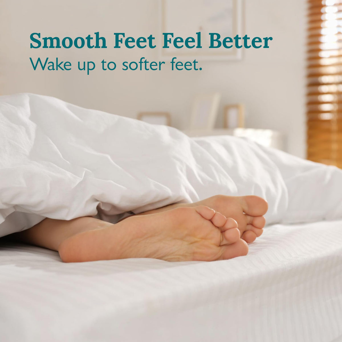 Crème pour pieds GILDEN TREE appliquée sur le pied