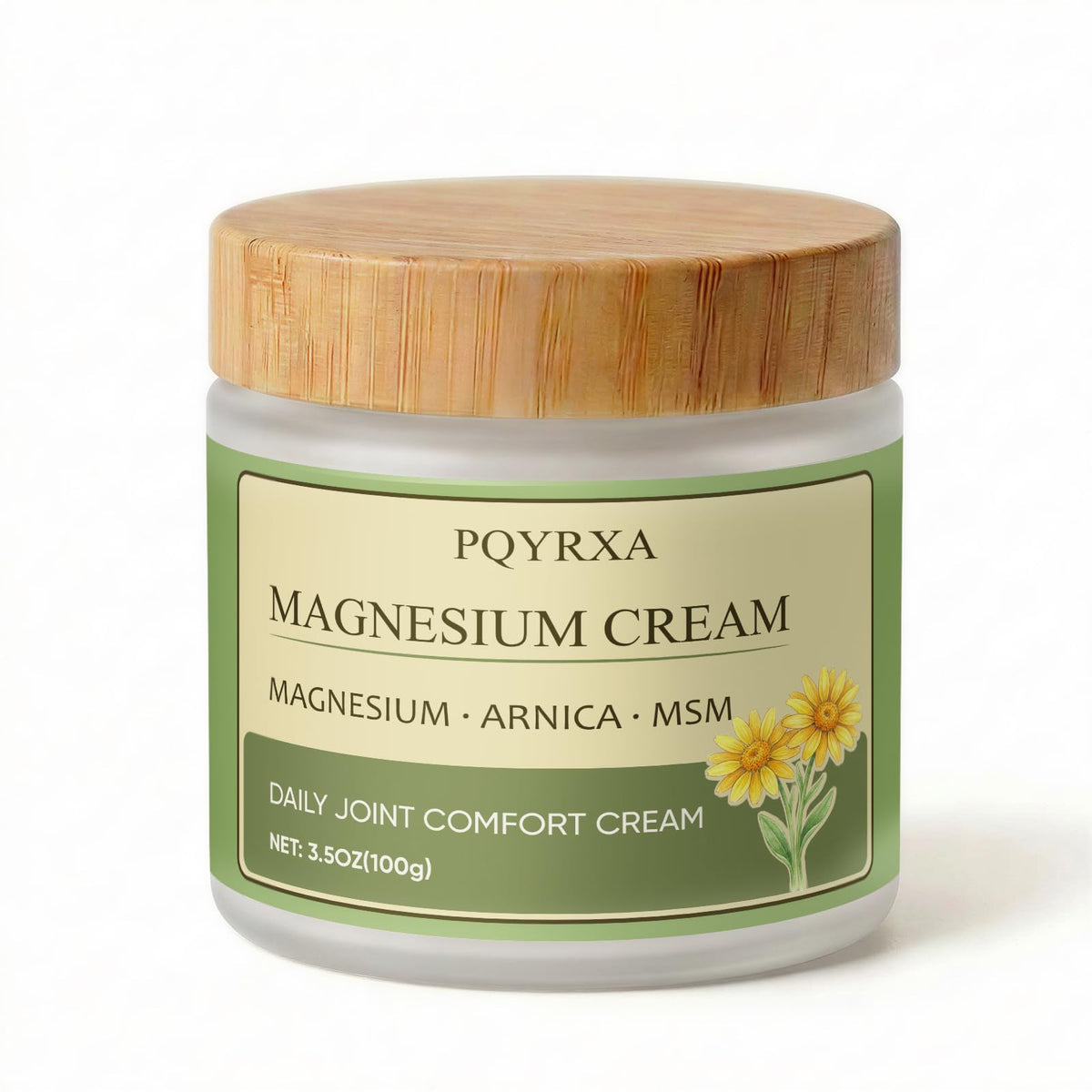 Crème PQYRXA de chlorure de magnésium 240g vue de face