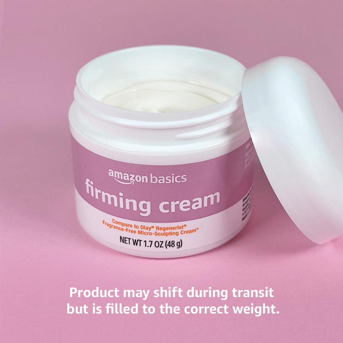 Crème raffermissante Basics sur une surface plane