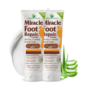 Crème Réparatrice des Pieds Miracle of Aloe 60% Aloe Vera, vue de face
