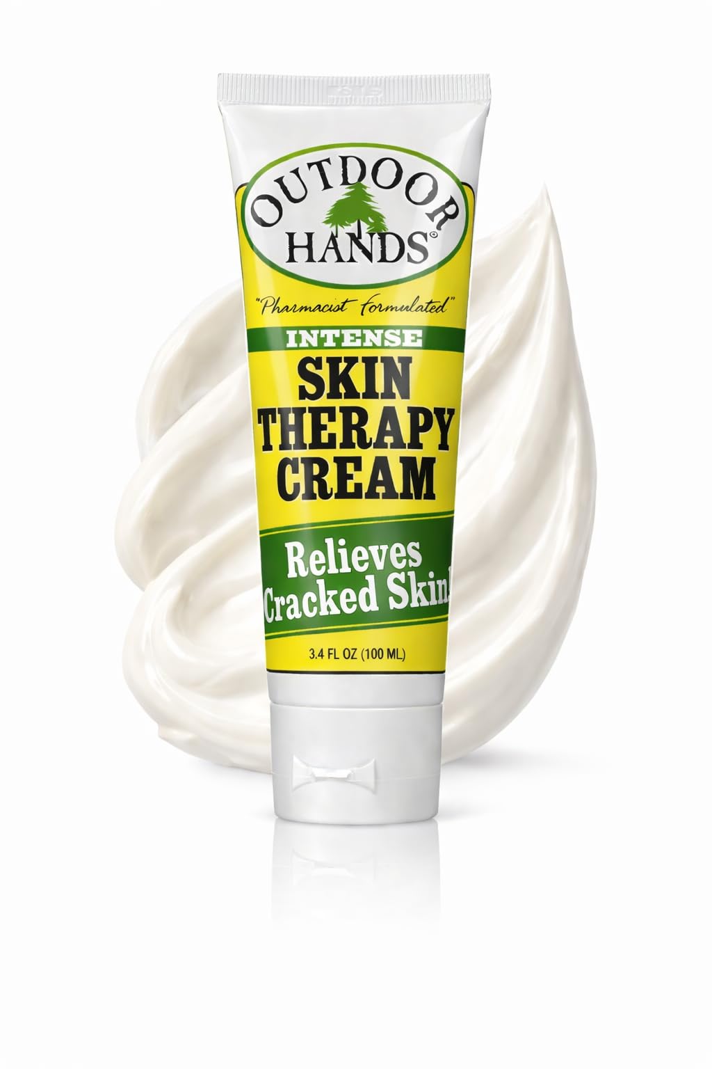 Crème réparatrice Outdoor Hands 3,4 oz tube vue de face