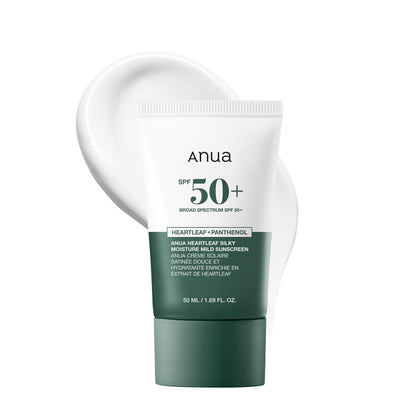 Crème solaire ANUA Silky Moisture SPF 50+ 50ml vue de face