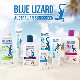 Crème solaire BLUE LIZARD Kids SPF 50+ sur la plage