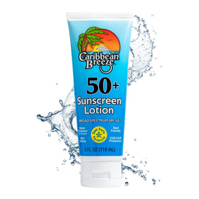 Crème solaire Caribbean Breeze SPF 50 lotion 120 ml vue de face