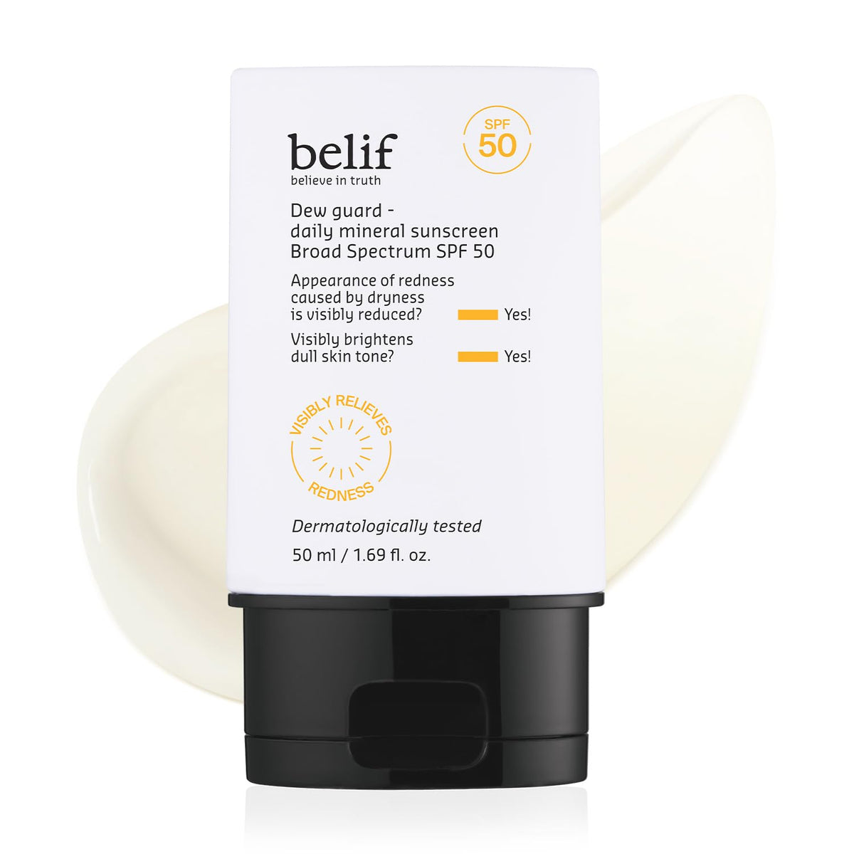 Crème solaire minérale belif Dew Guard 50 ml vue avant