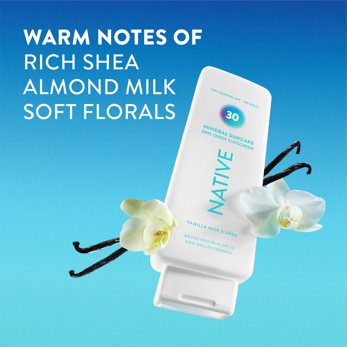 Crème solaire Native SPF 30 en extérieur