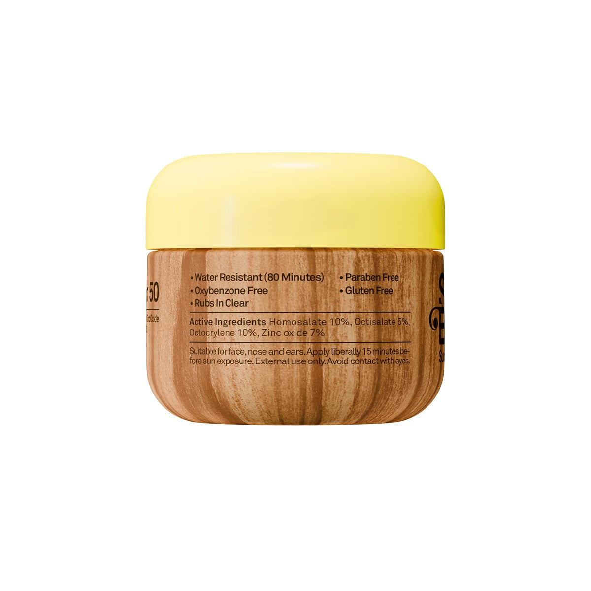 Crème solaire visage Sun Bum avec Aloe et Vitamine E