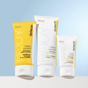 Crème StriVectin pour les mains sur fond neutre