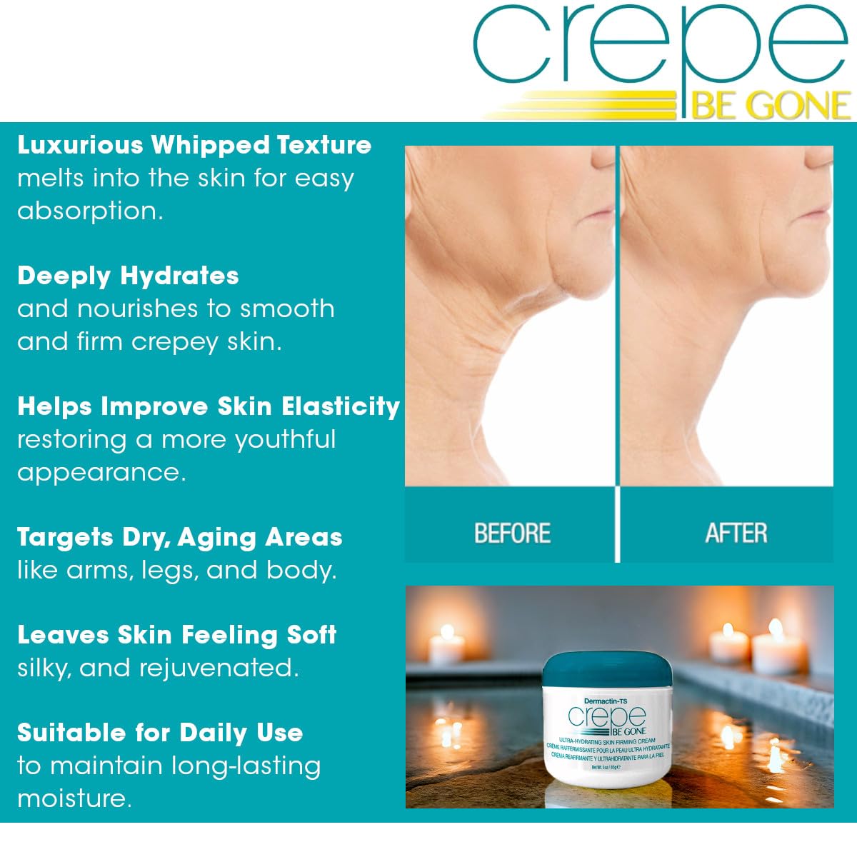 Crème sur un fond neutre pour mettre en valeur le produit