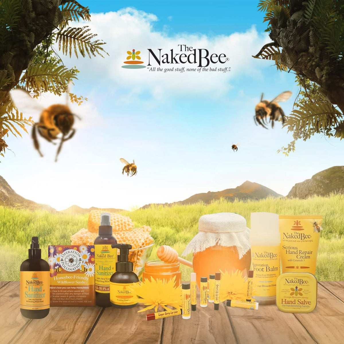 Crème The Naked Bee avec des fleurs d'oranger