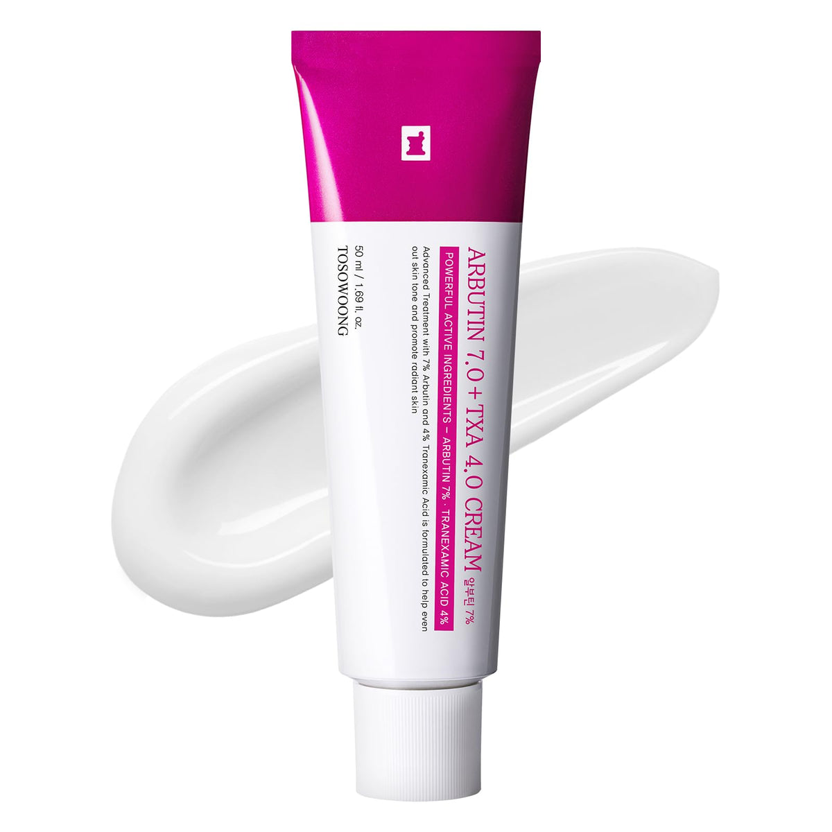 Crème TOSOWOONG Arbutine 7% vue avant avec packaging