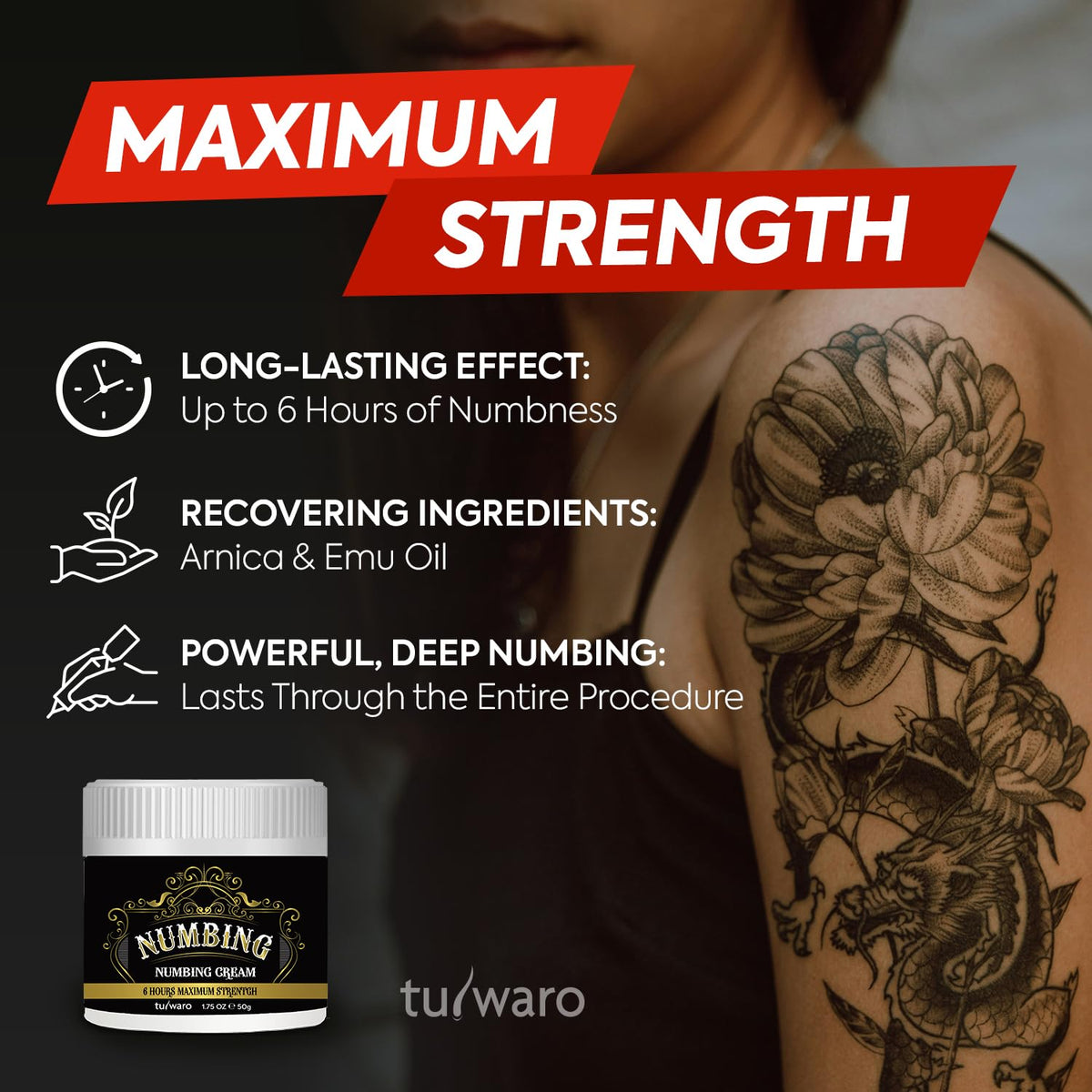 Crème tuiwaro application sur la peau